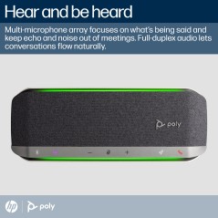 Poly SYNC 40 SY40-M Speakerphone - Ultimate Conference Call Clarity and Flexibility | 216875-01